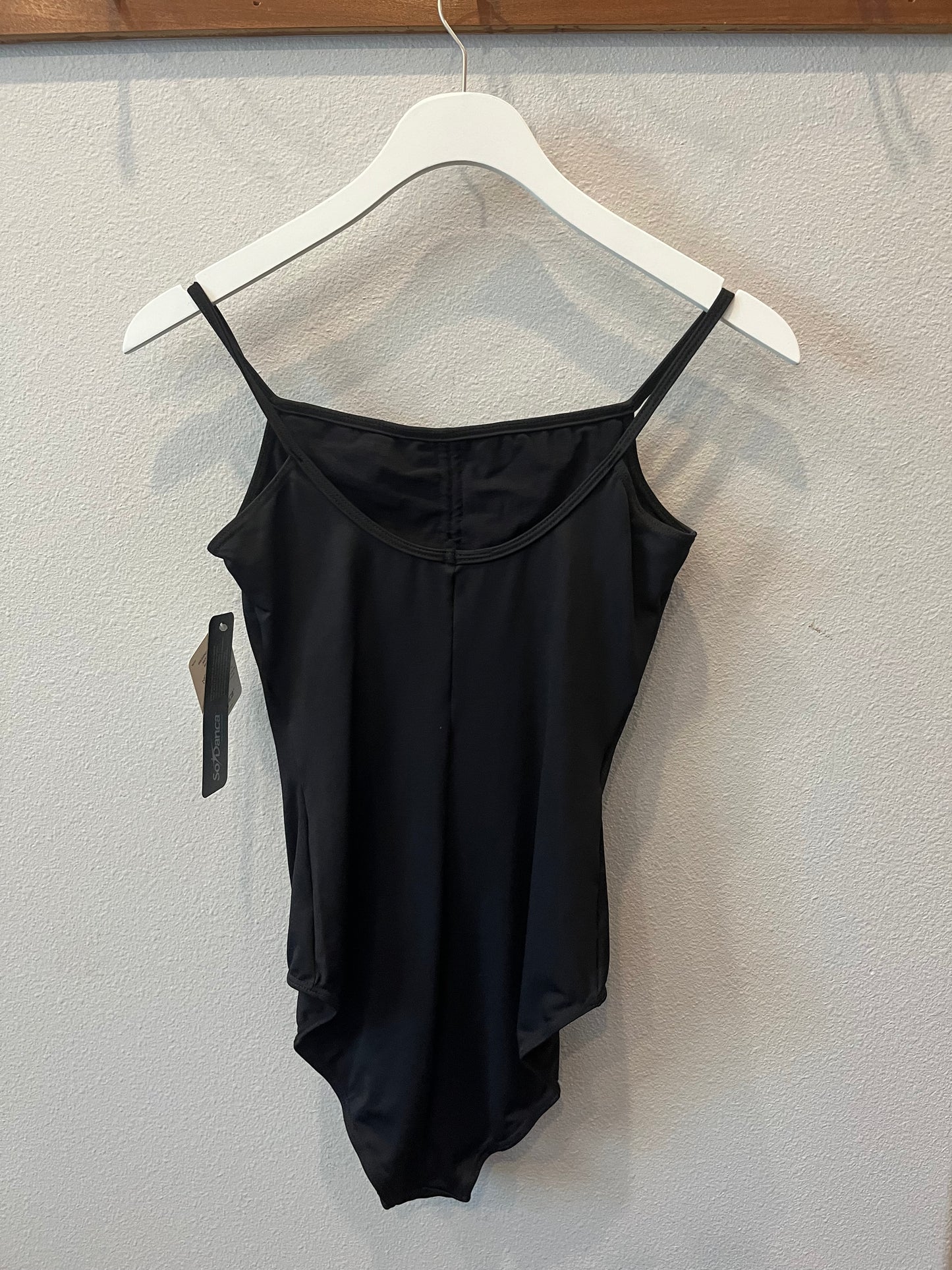 Leotards- So Danca Black Leotard - SL04