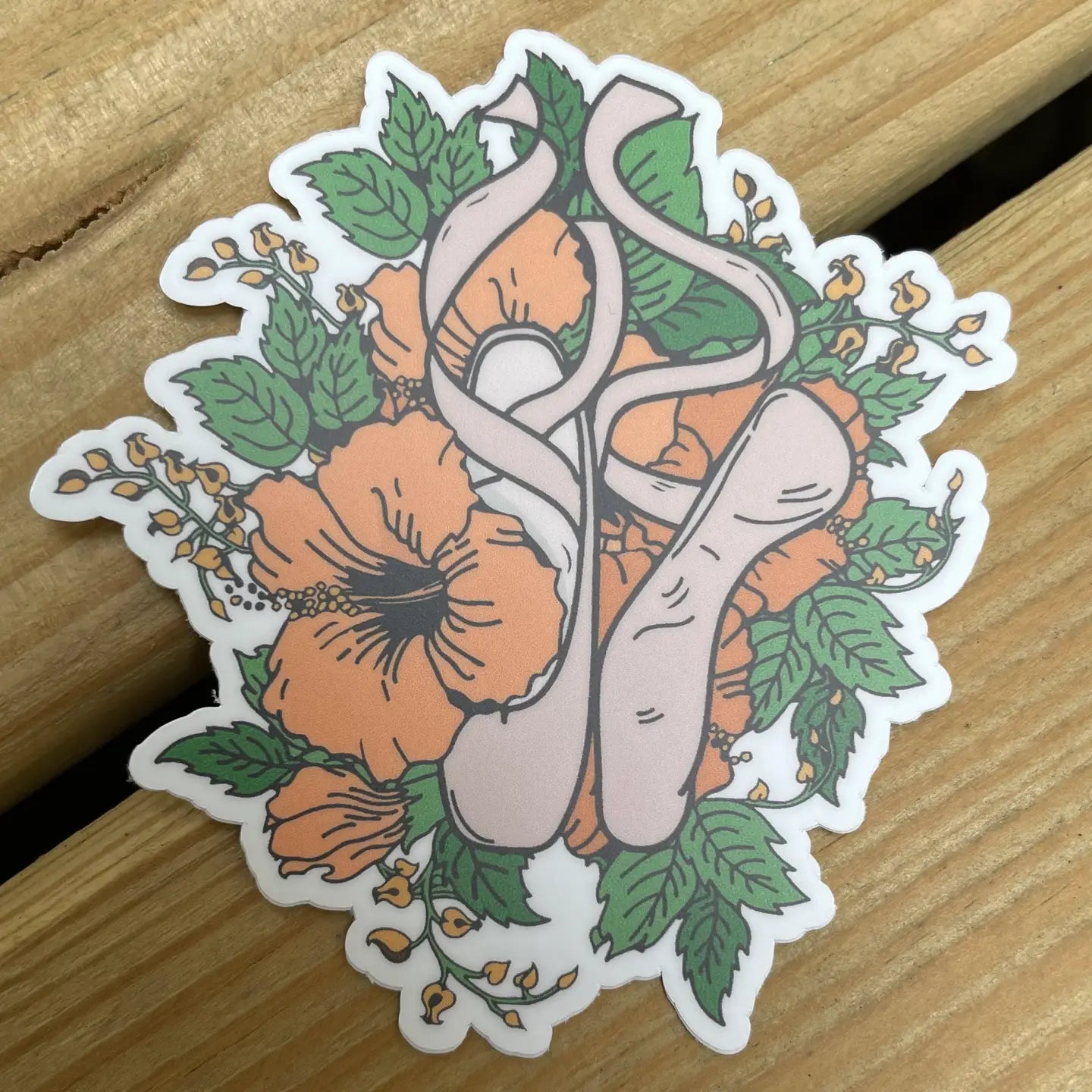 Stickers- Fleur De Pointe Dance Vinyl Sticker