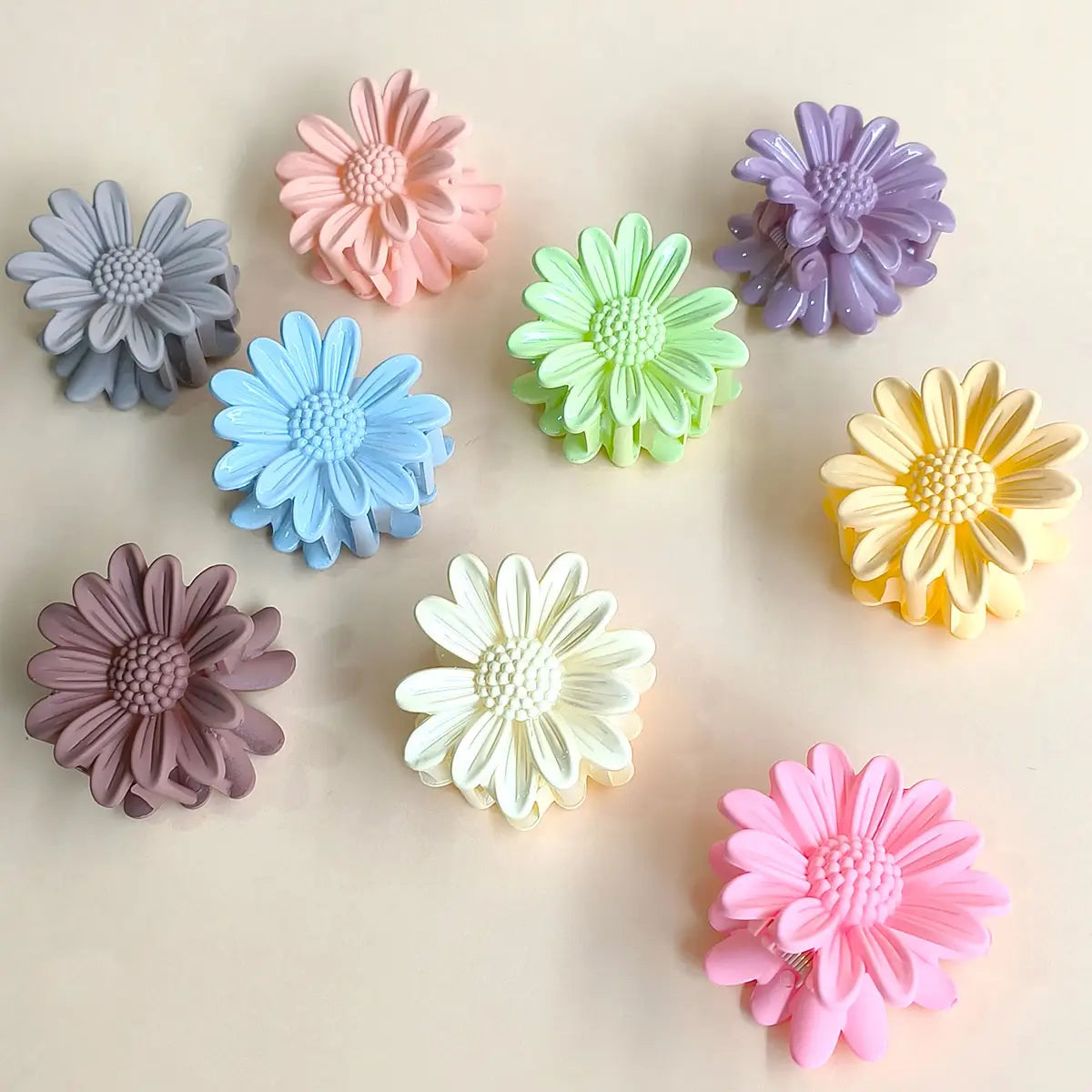 Mini Floral Claw Clip - 1.5"