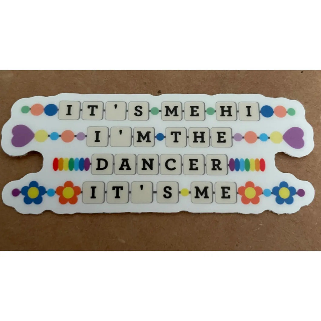 Sticker- Dancing Eras Bracelet Parody Sticker