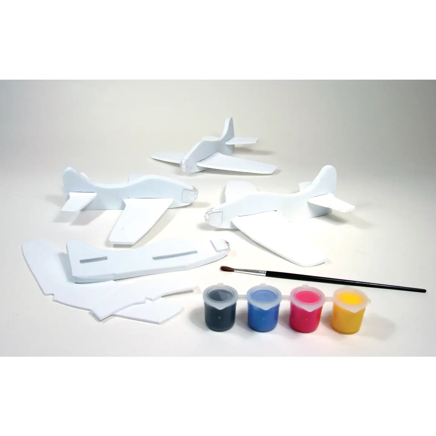 4 Foam Fliers Stunt Squadron Mini Kit - Diy Craft Kit