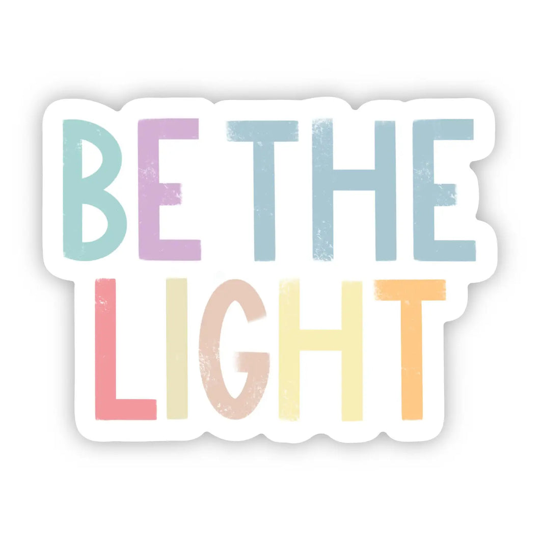 Stickers- Be the Light Positivity Lettering Sticker
