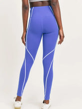 Load image into Gallery viewer, Clothing- Splice Highwaist Leggings with Contrast Seams
