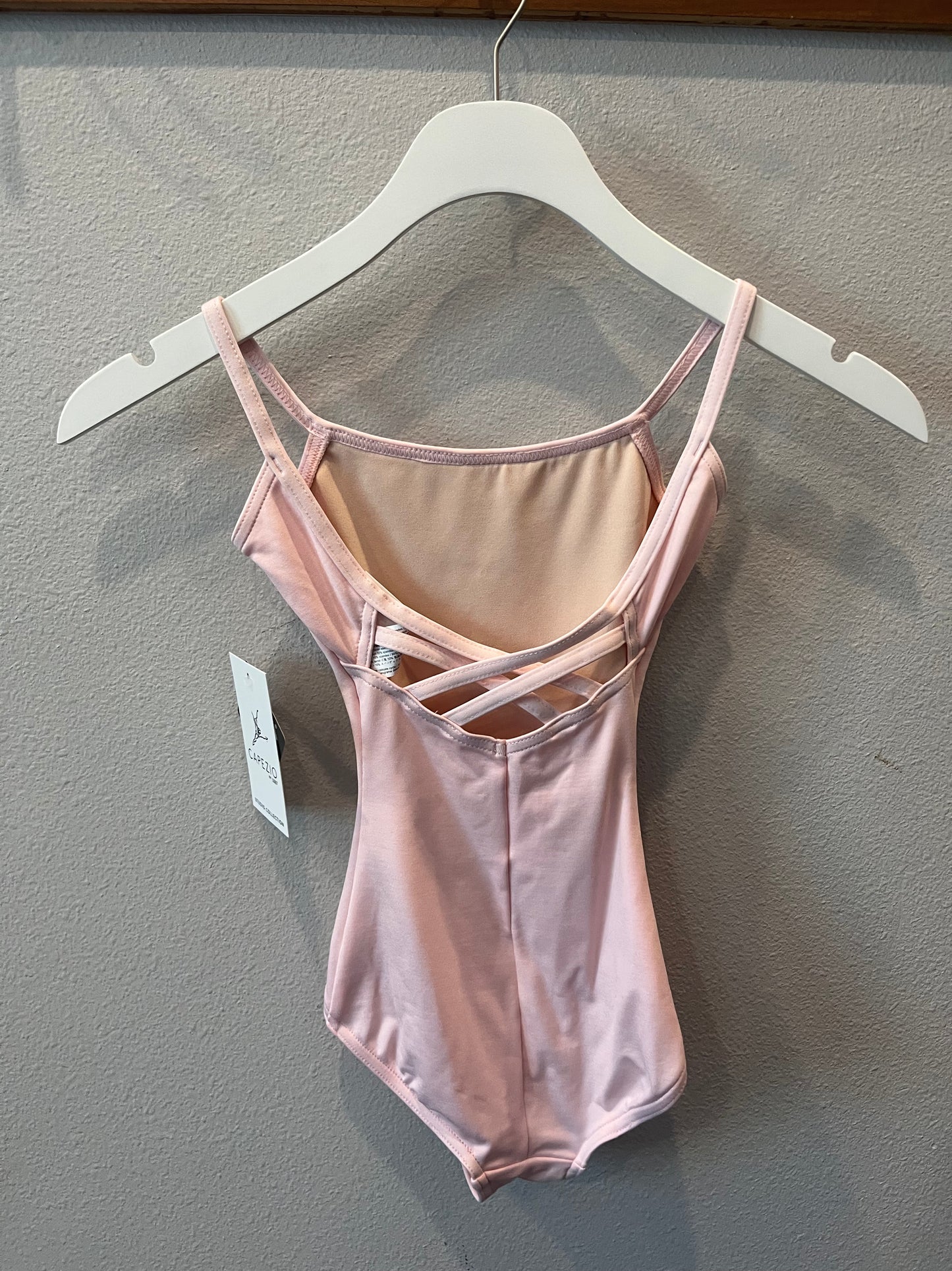 Leotards- Pink Strappy Back Leotard