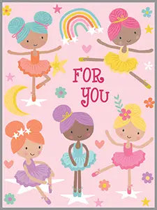 Gift Enclosure Card - Ballerinas