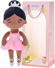 Load image into Gallery viewer, Stuffed Animals- Plush African American Ballerina Doll
