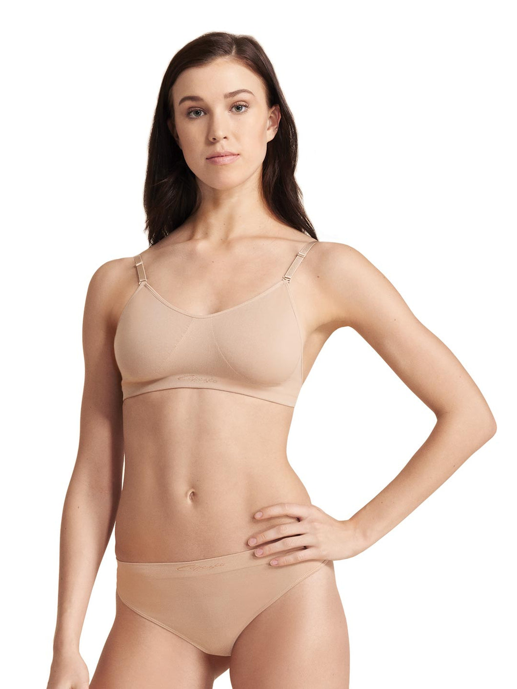 Clothing- Seamless Clear-Back Bra