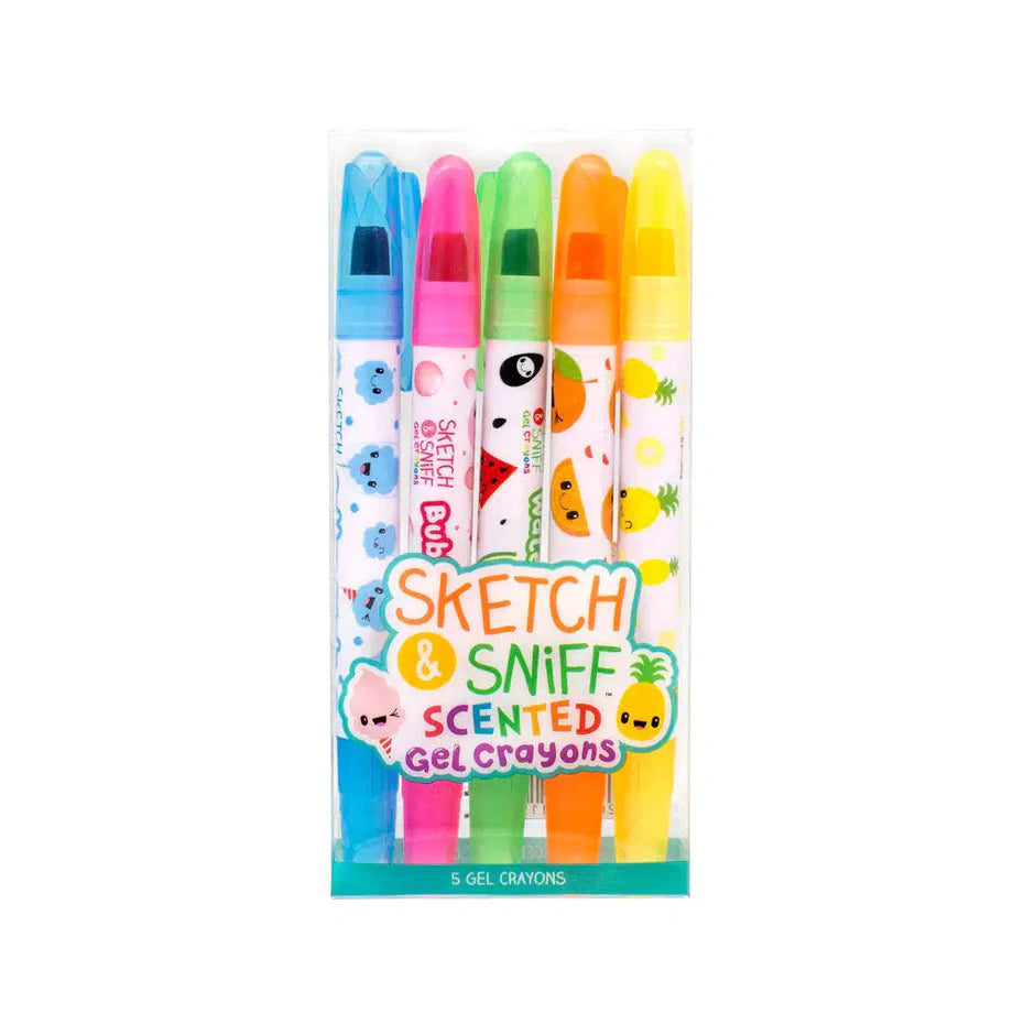 Sketch & Sniff Gel Crayons 5 Pack