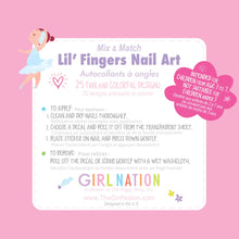 Load image into Gallery viewer, Lil&#39; Fingers Nail Art | Pretty Ballerinas Nail Stickers
