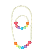 Load image into Gallery viewer, Over the Rainbow Necklace &amp; Bracelet Set
