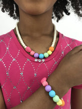 Load image into Gallery viewer, Over the Rainbow Necklace &amp; Bracelet Set
